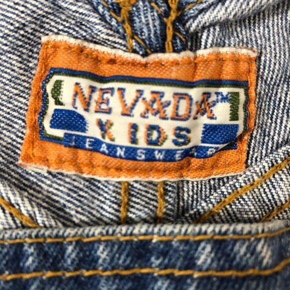 vintage Nevada Jeans kids overalls size 3X - Picture 3 of 4